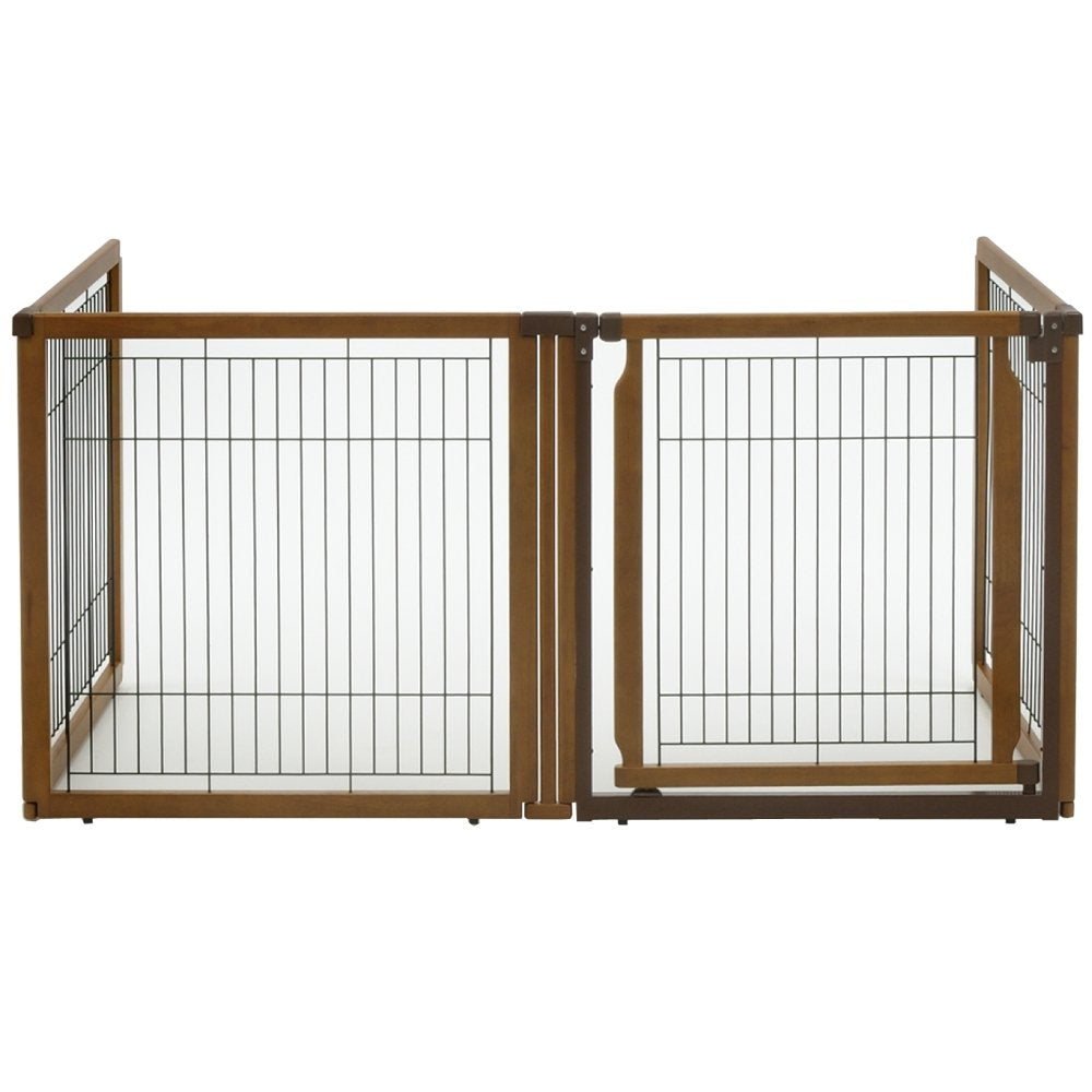 Richell 3-In-1 Convertible Elite Pet Gate, 4-Panel