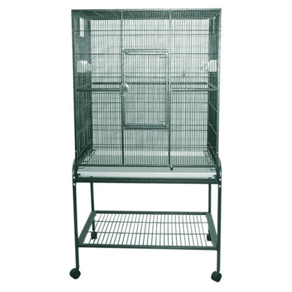 A&E Cage Co. Flight Cage & Stand, 32x21, Green