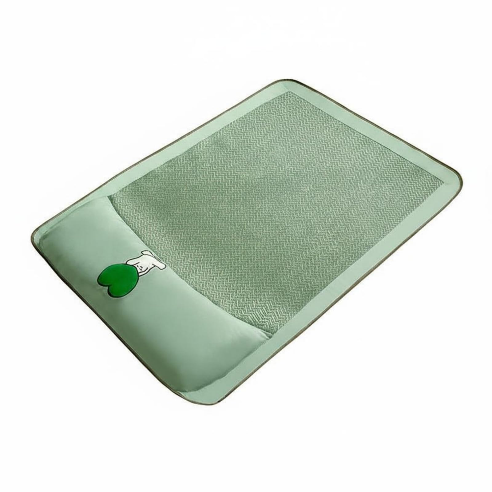 STYLEHEAVEN Breathable Pet Cooling Pad NonSlip Dog Cooling Mat Portable Ice Silk Pet Pad Foldable for Dogs, Cats, Summer, Green