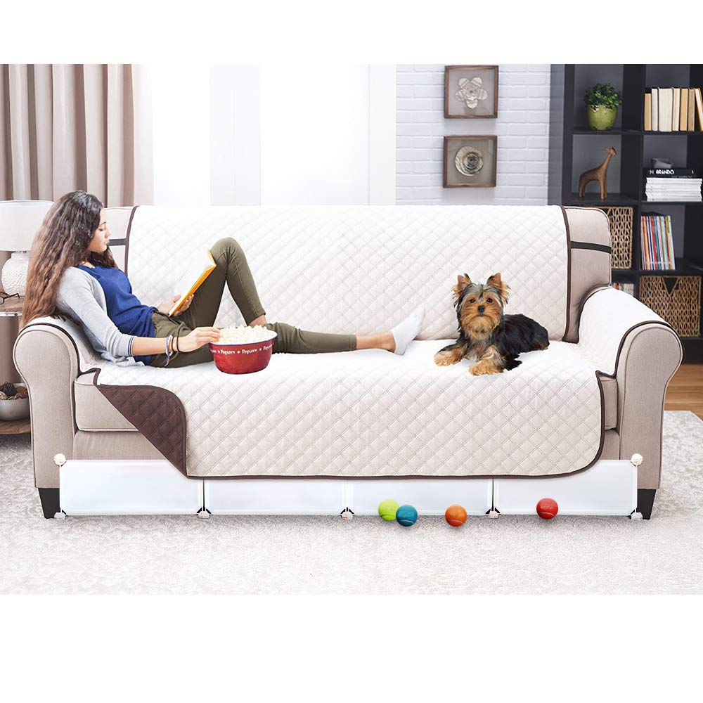 QIYIHOME Under Bed Blocker, gap Bumper for Under Bed, Stop Things going Under Bed or Sofa couch, Toys Blocker for Pets Easy to I