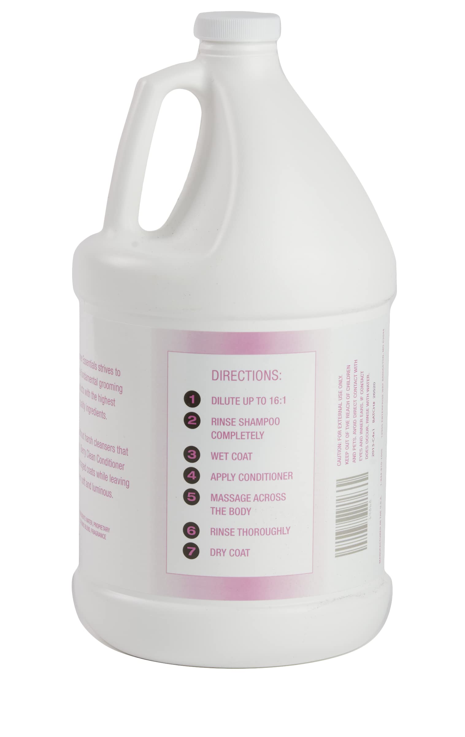 Groomer Essentials Berry Clean Conditioner - 1 Gallon - Conditioner For Dogs -
