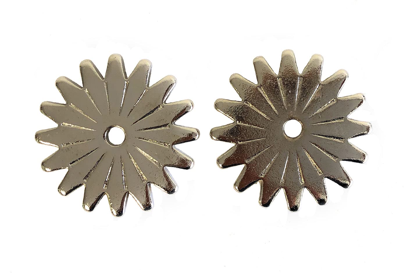 Aj Tack Spur Rowels Black 1 3/8' Cloverleaf