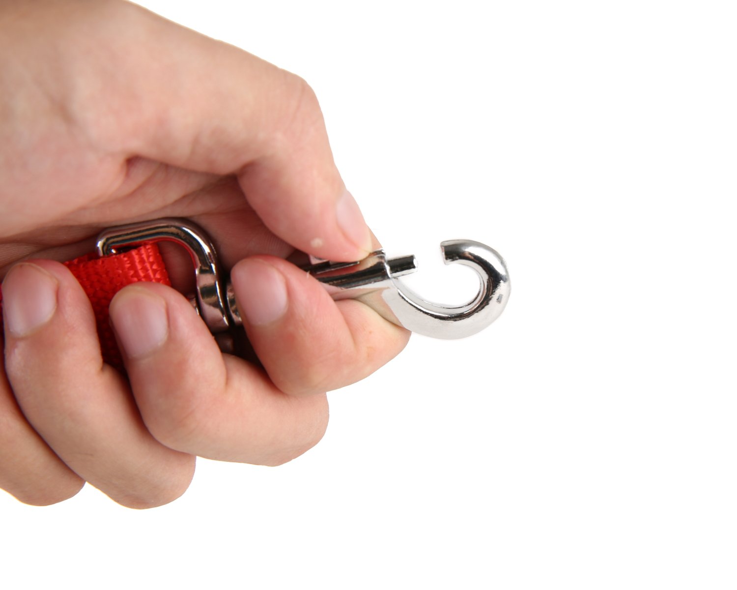 Nylon Dog Training Leash, Traction Rope, 4Ft /5 Foot /6 Feet Long, 5/8 Inch 3/4 Inch 1 Inch Wide, For Small And Medium Dogs (Orange, 1'' X 15 Ft)