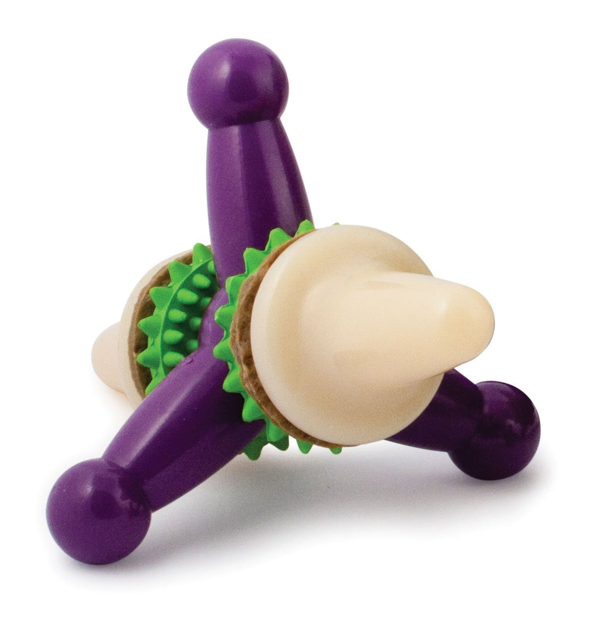 Petsafe Busy Buddy Treat Holding Jack Dog Toy - Strong Chewers - Challenging - Treat Rings Included - Large