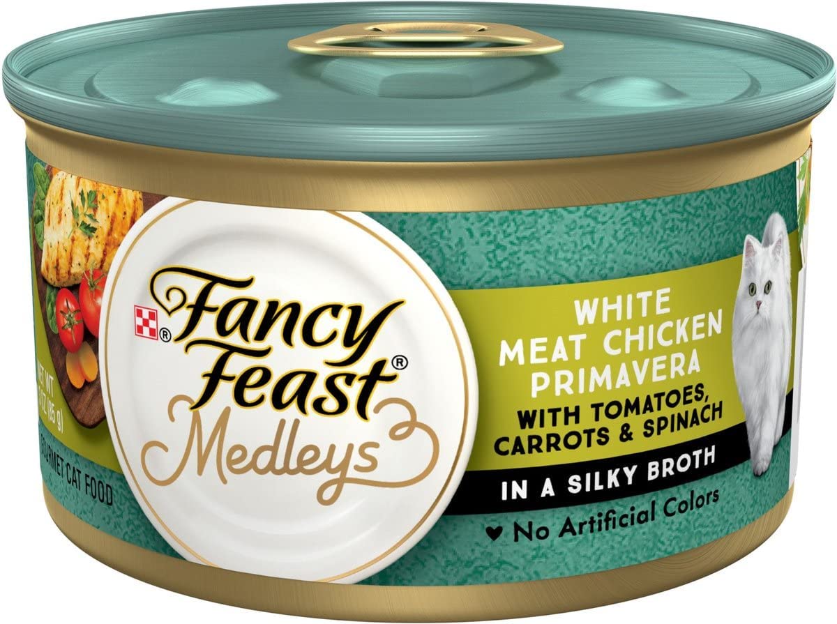 Fancy Feast Elegant Medley Chicken Primavera Cat Food (Case of 24)