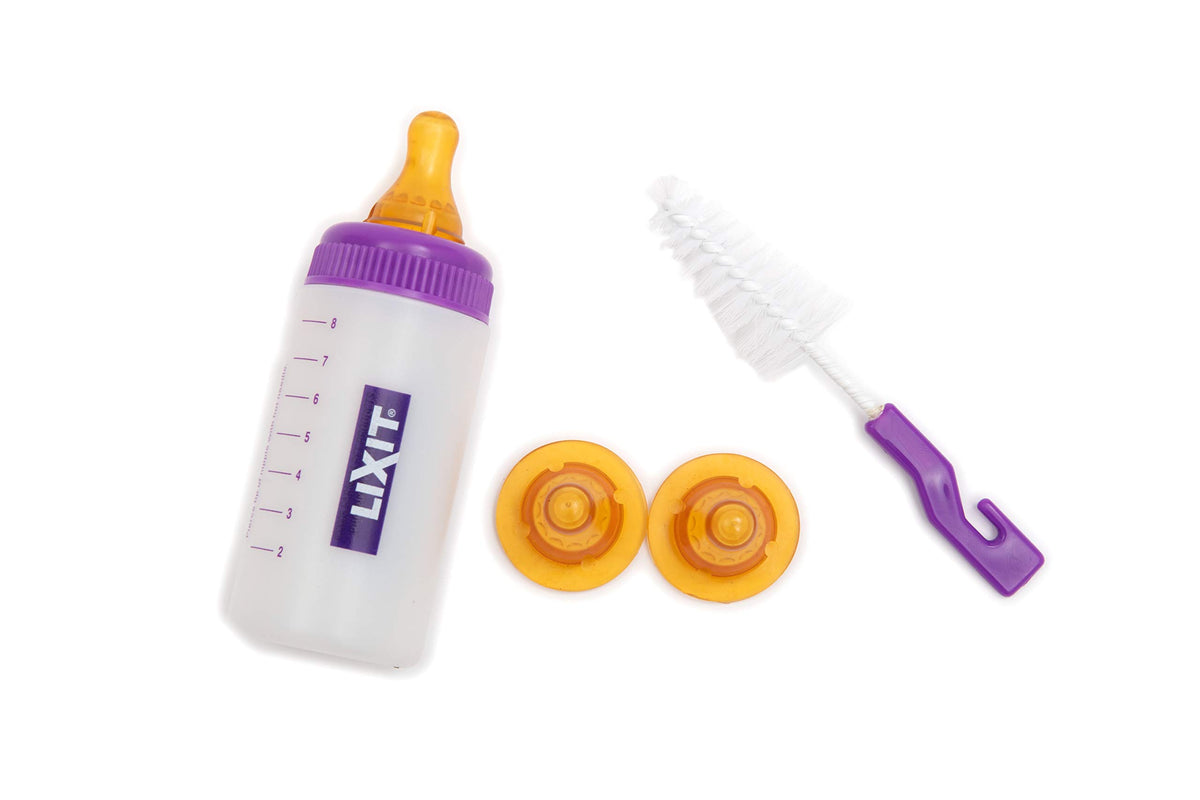 Lixit Nursing Bottle Kits For Puppies, Kittens, Guinea Pigs, Ferrets, Rabbits, Raccoons, Squirrels And Other Pets That Need Hand