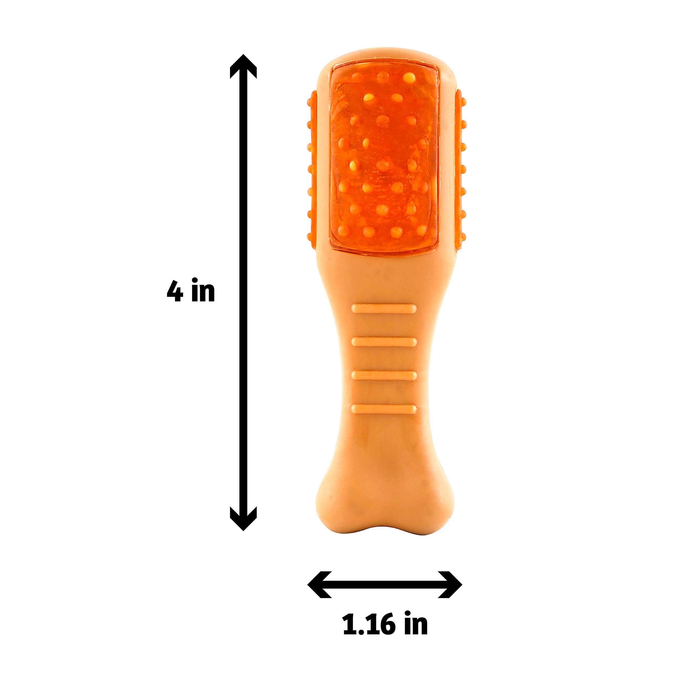 Hartz Chew n Clean Chicken Flavored Drumstick Dog Treat & Chew Toy, Extra Small, 2 Pack