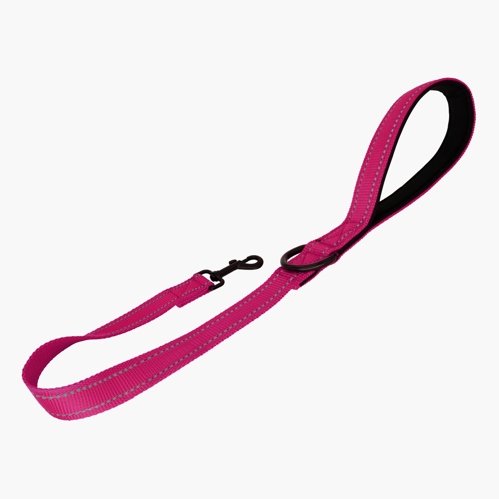 Giecooh Short Dog Leash, Reflective Traffic Leash With Padded Handle, 2 Ft Nylon Training Leashes For Small Meidum Large Dogs, H