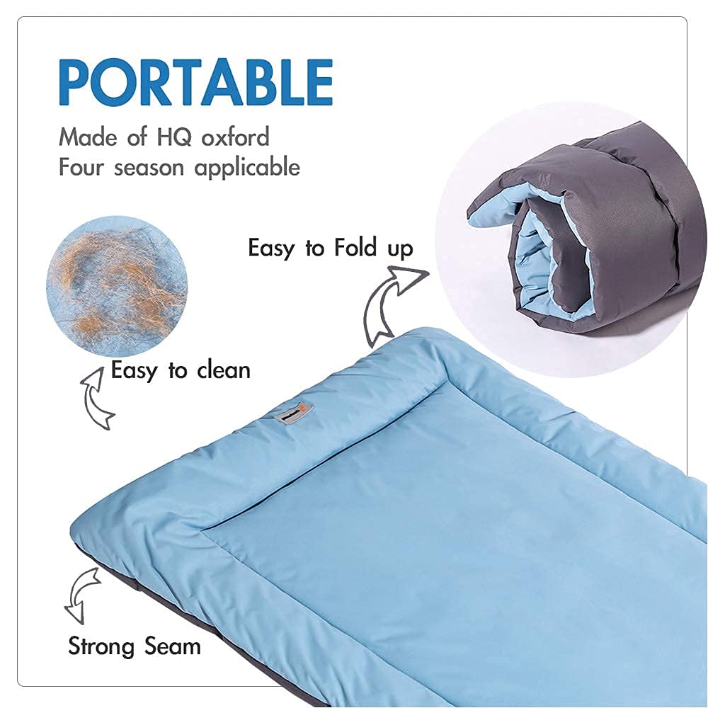 CHEERHUNTING Camping Dog Bed Pet Bed 40   X32   , Outdoor, Waterproof, Washable, Water-Resist, Large, Durable, Portable Travel P