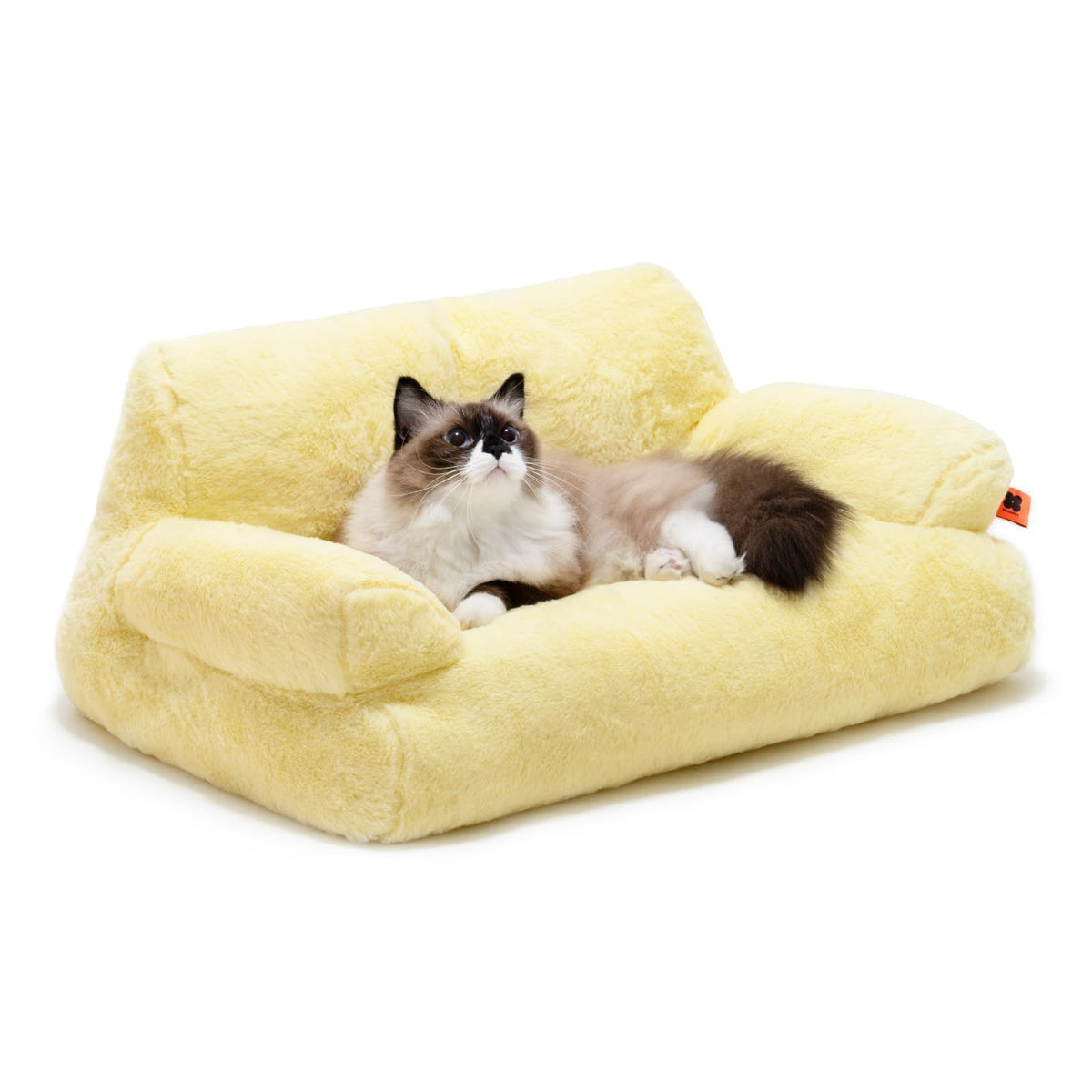 Mewoofun Cat Beds For Indoor Cats, Washable Small Dog Beds For Medium Small Dogs & Cats Up To 25 Lbs, Fluffy Cat Couch With Non-