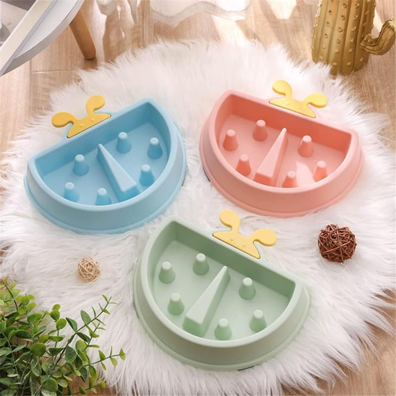 Dog Trust Dog AntiGulping Feeding Plate Puppy Cat Food Bowl Pet Slow Down Eating Bowls NonSlip ChokeProof Slow Feeder Dish Bo