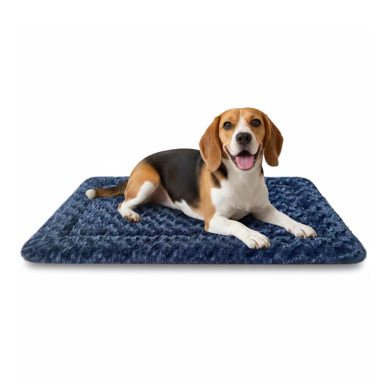 Dog Bed Mat, Dual-Sided Dog Crate Bed Mat - Ultra Soft & Machine Washable Kennel Pad for Medium Dogs, All-Season Comfort Pet Bed