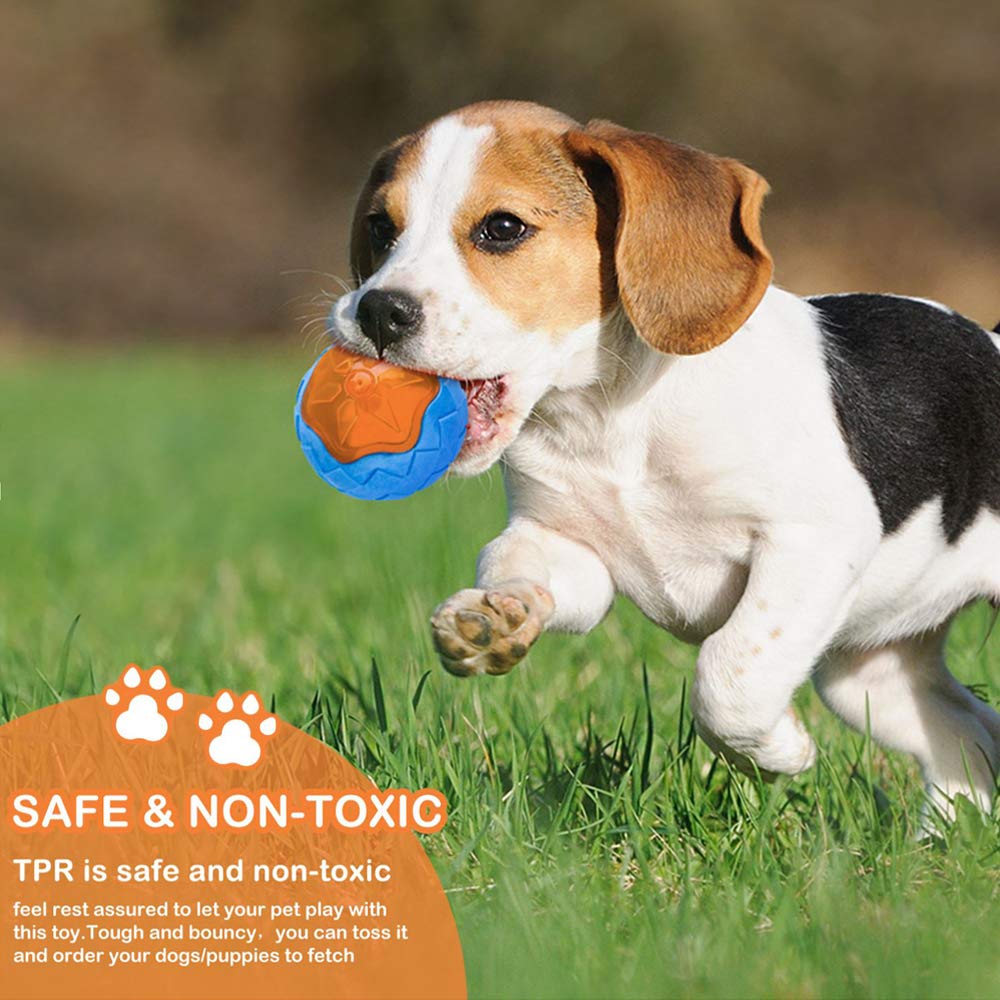 CoubonTail Dog Squeaky Toys, Pool & Beach Toys for Interactive Fetch & Play, TPR