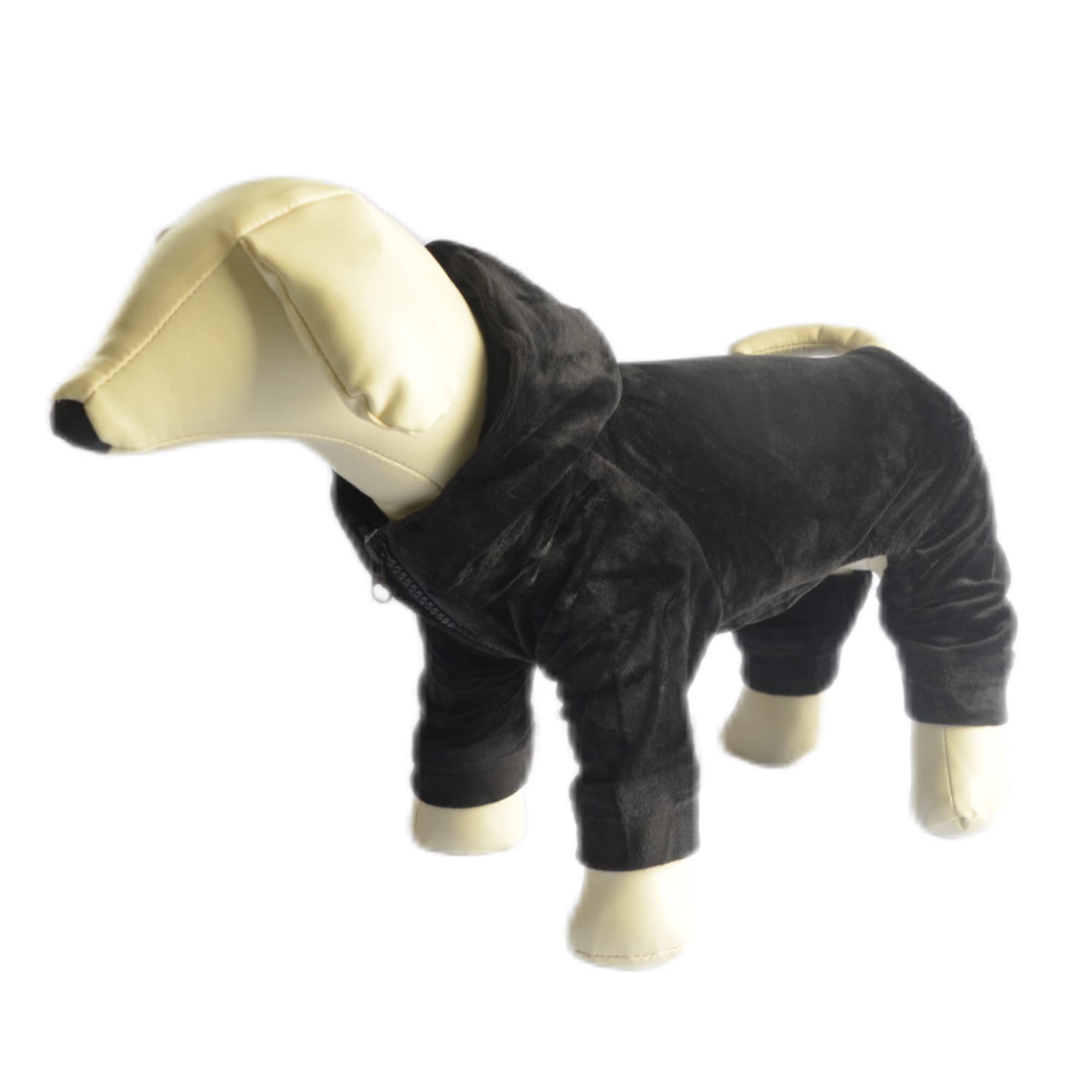 Dog Pajamas Pet Jumpsuits Pjs For All Seasons, Velvet Dog Hoodies 4 Legs Four Feet Dog Onesies Stylish Pjs Puppy Costume Cotton 