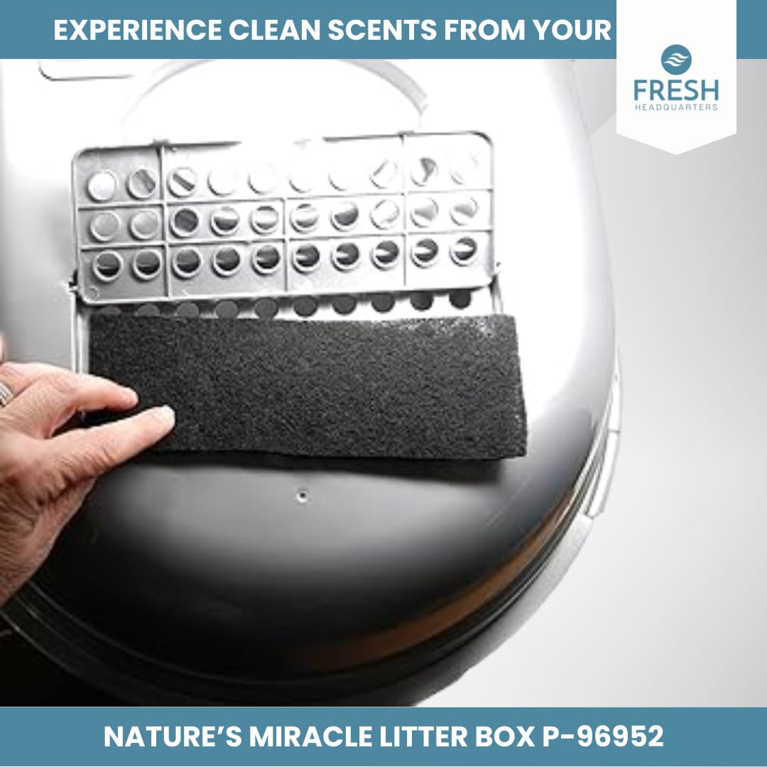 6 Pack Replacement Litter Box Filters Compatible With Nature'S Miracle Oval Cat Litter Box ?Activated Charcoal Filters Eliminate Up To 99% Of Odors ?(Oval 8' X 3')