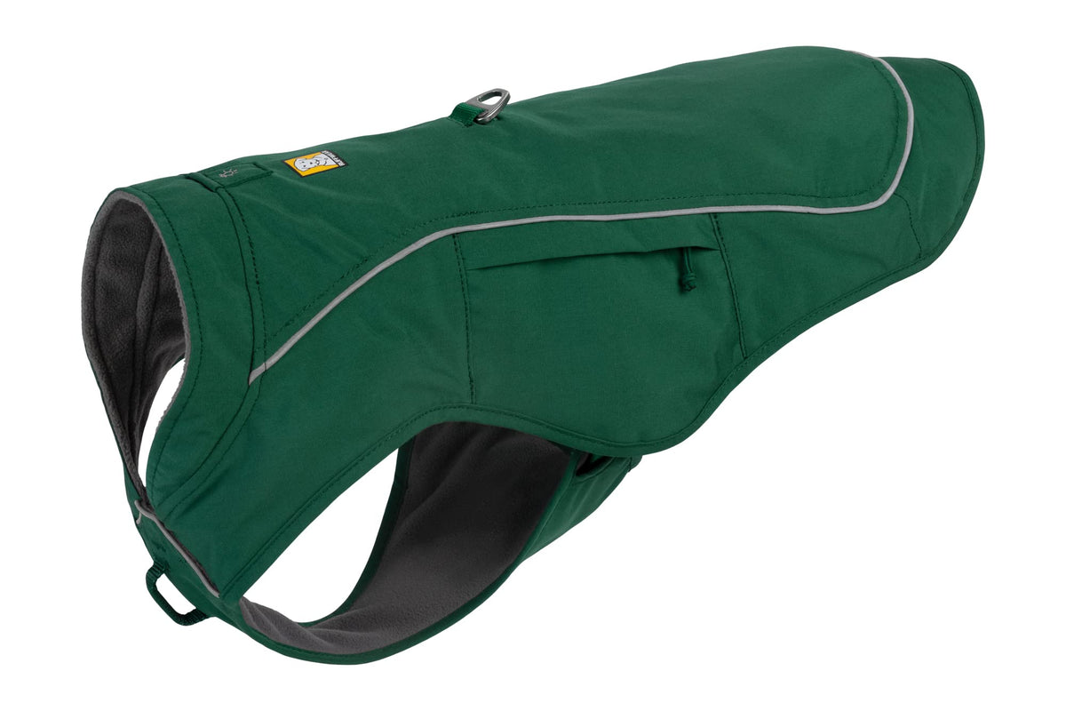 Ruffwear, Overcoat Fuse Jacket Harness Combo For Dogs, Evergreen, Large