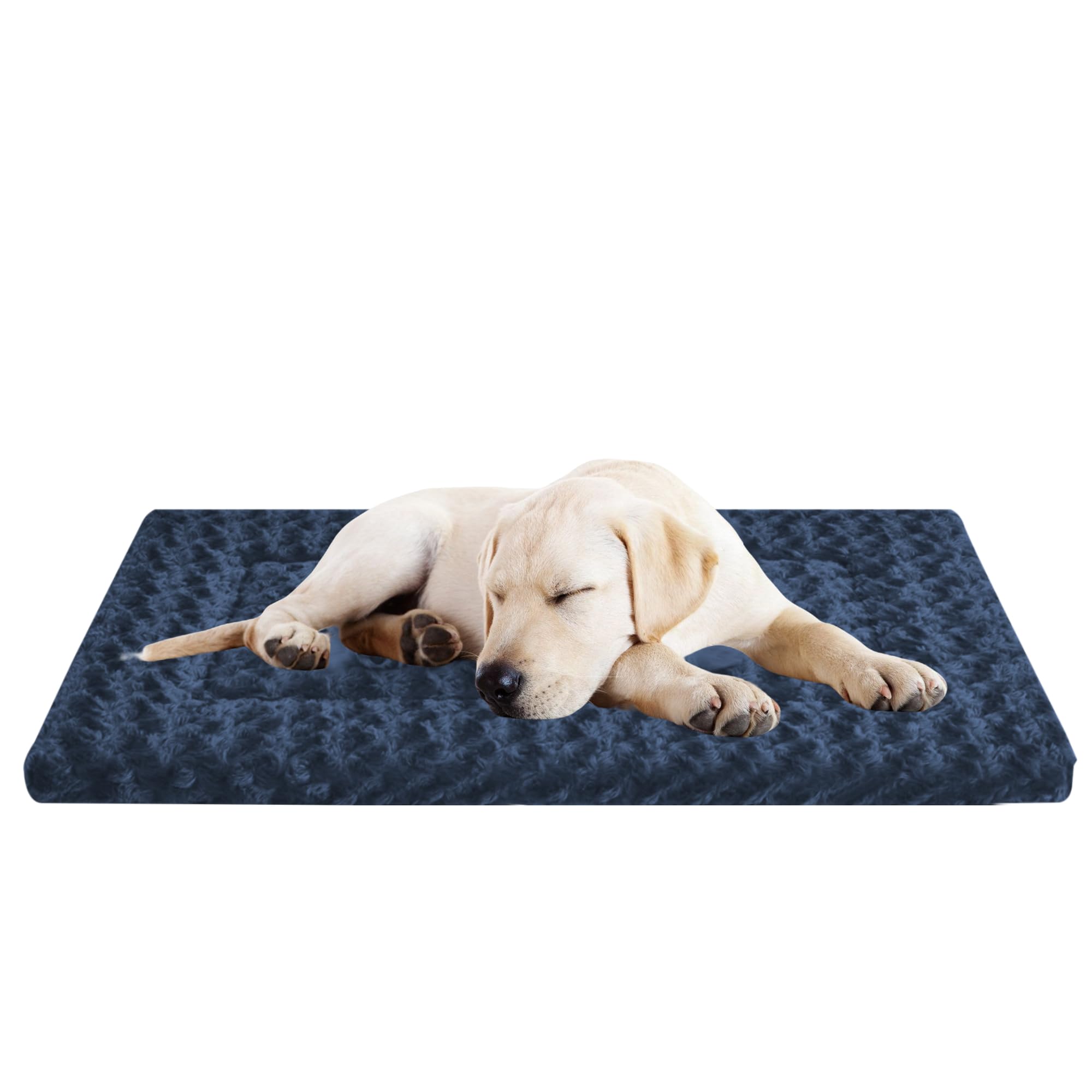 Medium Sized Dog Mattress Pad - Plush Surface, Chew Proof Design, Perfect For Crates Or Home Use, 30X20 Inch, Waterproof And Mac