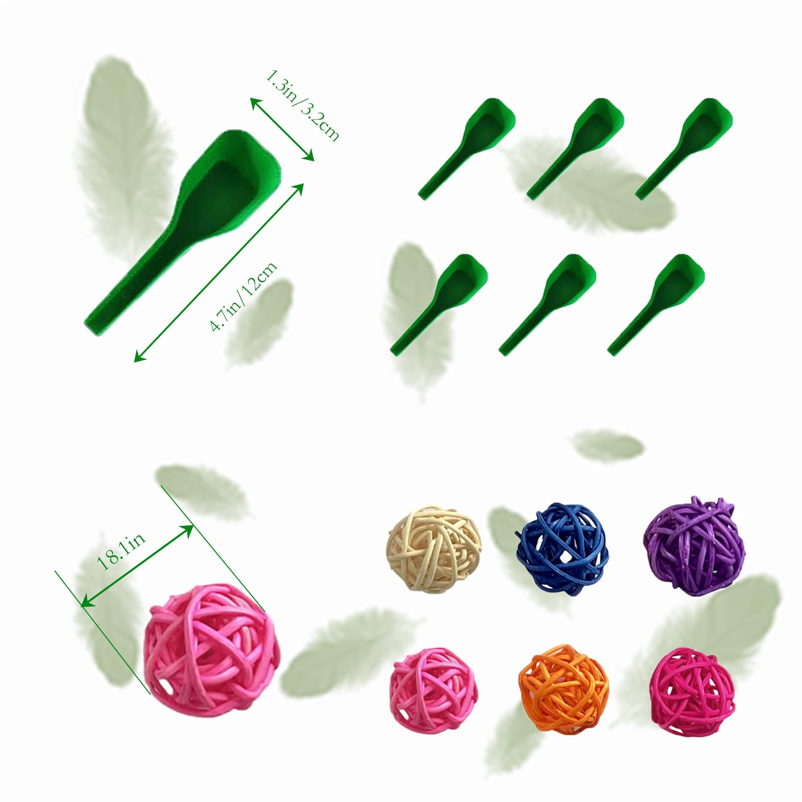 PINVNBY 6 Pieces Stainless Steel Bird Feeding Dish Cups,Parrot Feeder Parakeet Food Water Bowls with Clamp Holder & 6 Pcs Bird S