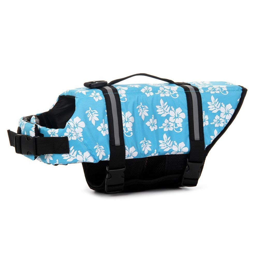 Tesoon Assorted Color Choice Pet Dog Saver Life Vest Coat Flotation Float Life Jacket Aid Buoyancy