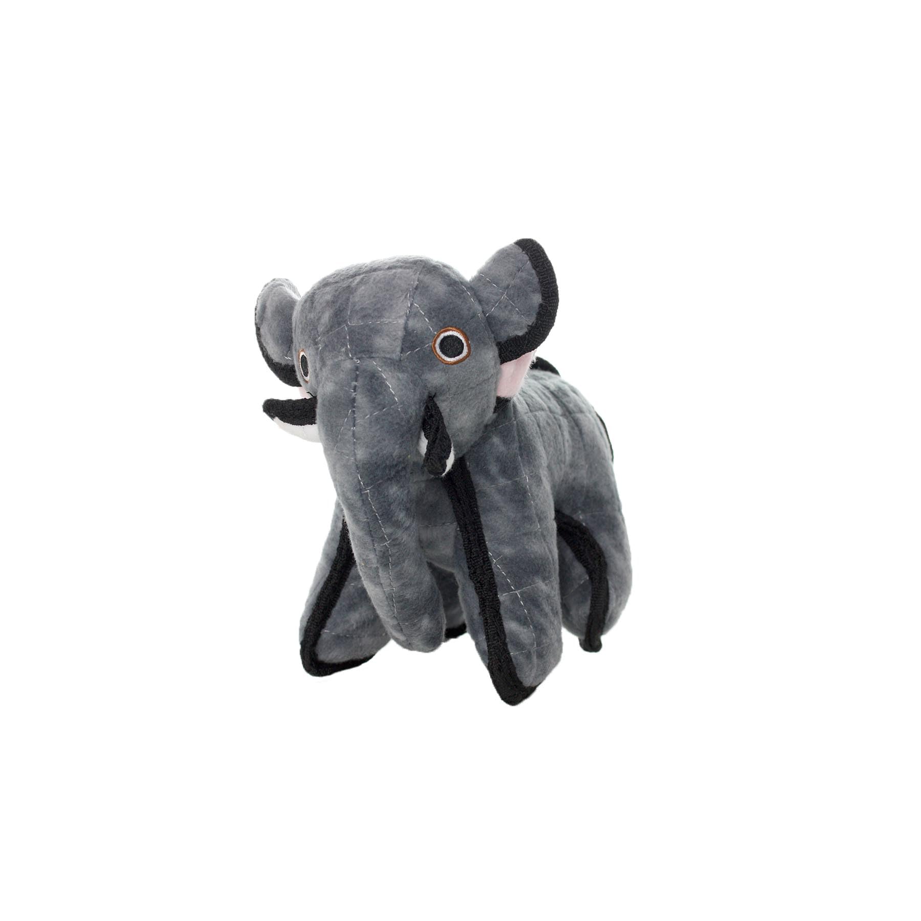 Tuffy - World'S Tuffest Soft Dog Toy - Zoo Junior Elephant - Multiple Layers. Made Durable, Strong & Tough. Interactive Play (Tug, Toss & Fetch). Machine Washable & Floats