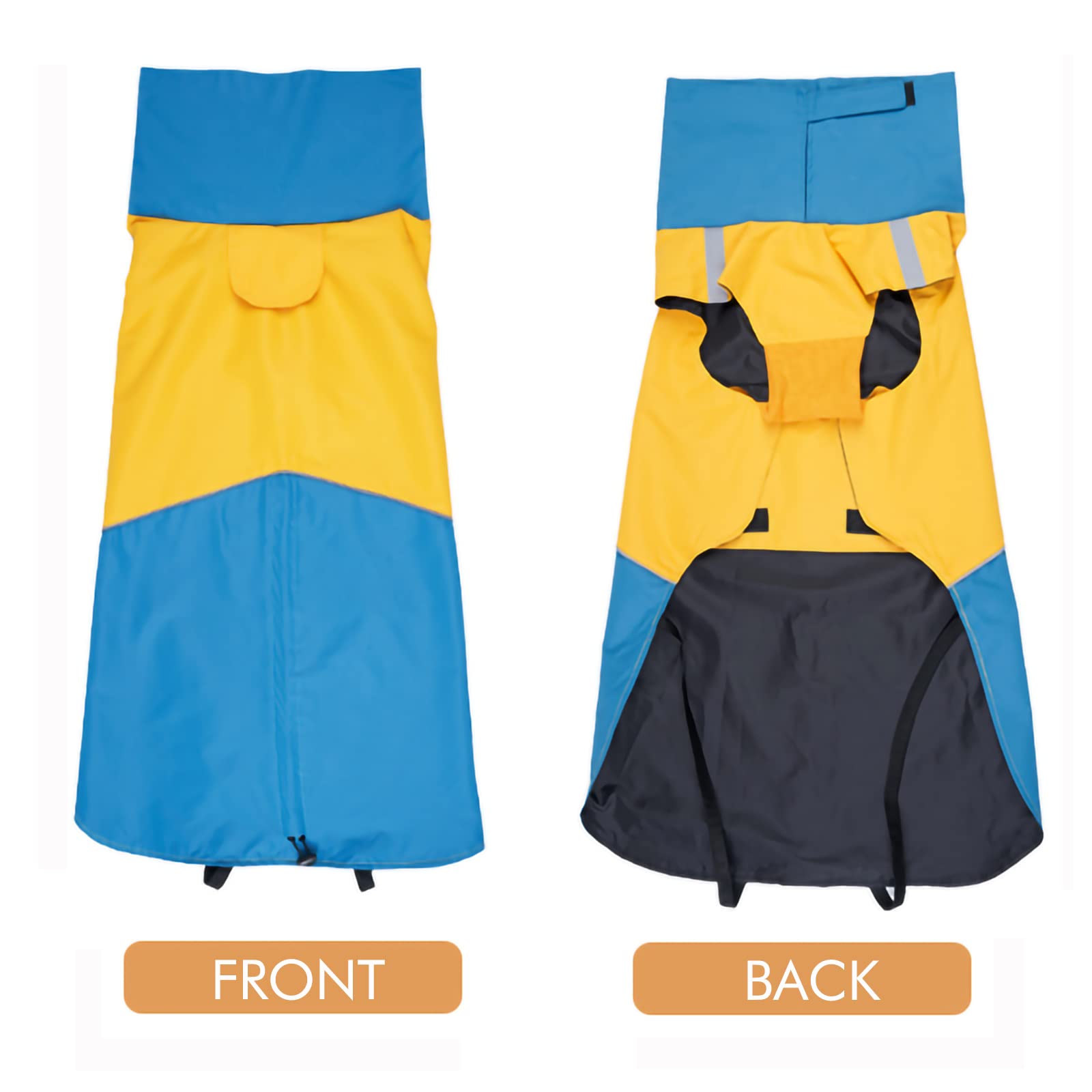 Windproof Dog Winter Jackets - Outdoor Coats With Waterproof Protection, Cold Weather Coats For Dogs, Leash Hole, By Xl