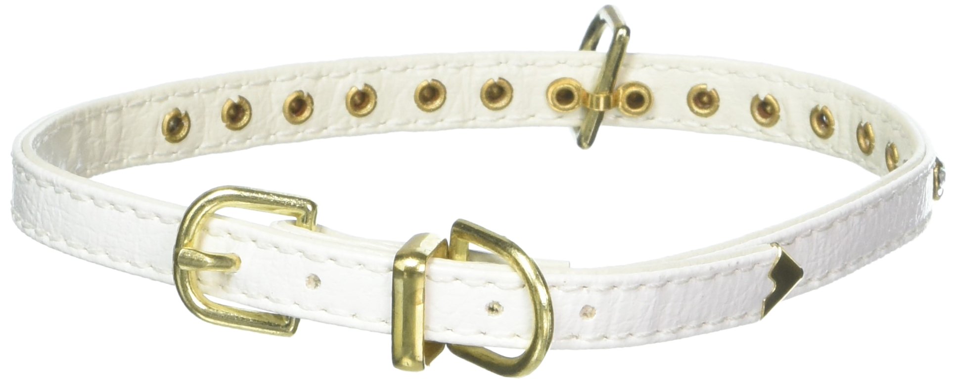 Dog, Puppy & Pet Collar, 16 Clear Crystal Jewelry Set White 14