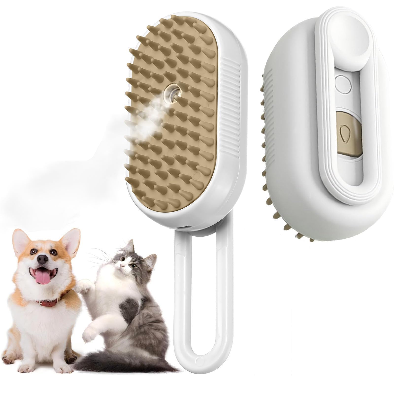 Cat Brush For Shedding, Brush For Cats And Dogs, Massage, Cleaning, Shedding, Dog Hair Removal Comb