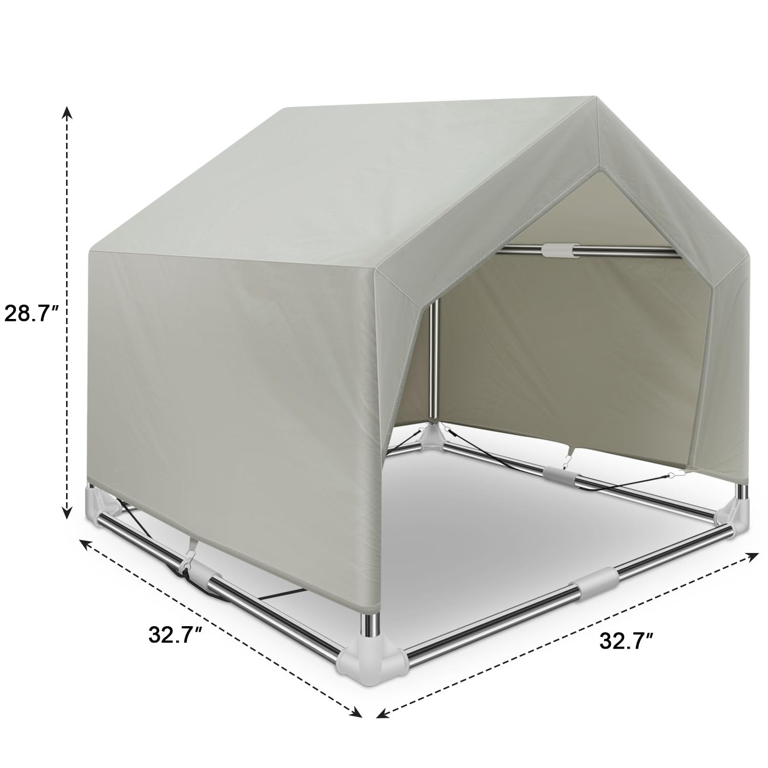 Dog Shade Shelter Outdoor Medium Tent Dog House For Medium Dogs, Outdoor Dog Tent, Outside Sun Rain Canopy Pet House For Cats, R