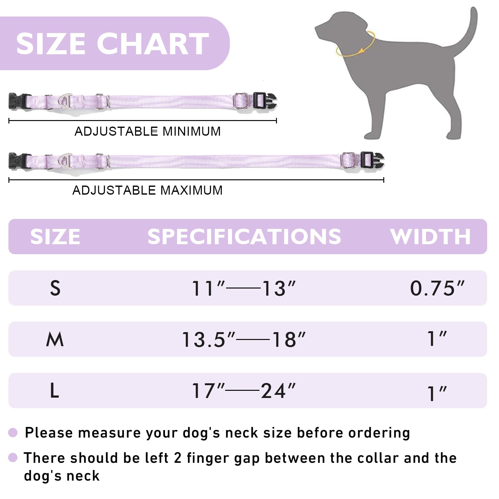 Rttochfy Martingale Collar For Dogs, Adjustable Nylon Dog Collar With Quick Release Buckle, No Choke Dog Training Collar For Sma