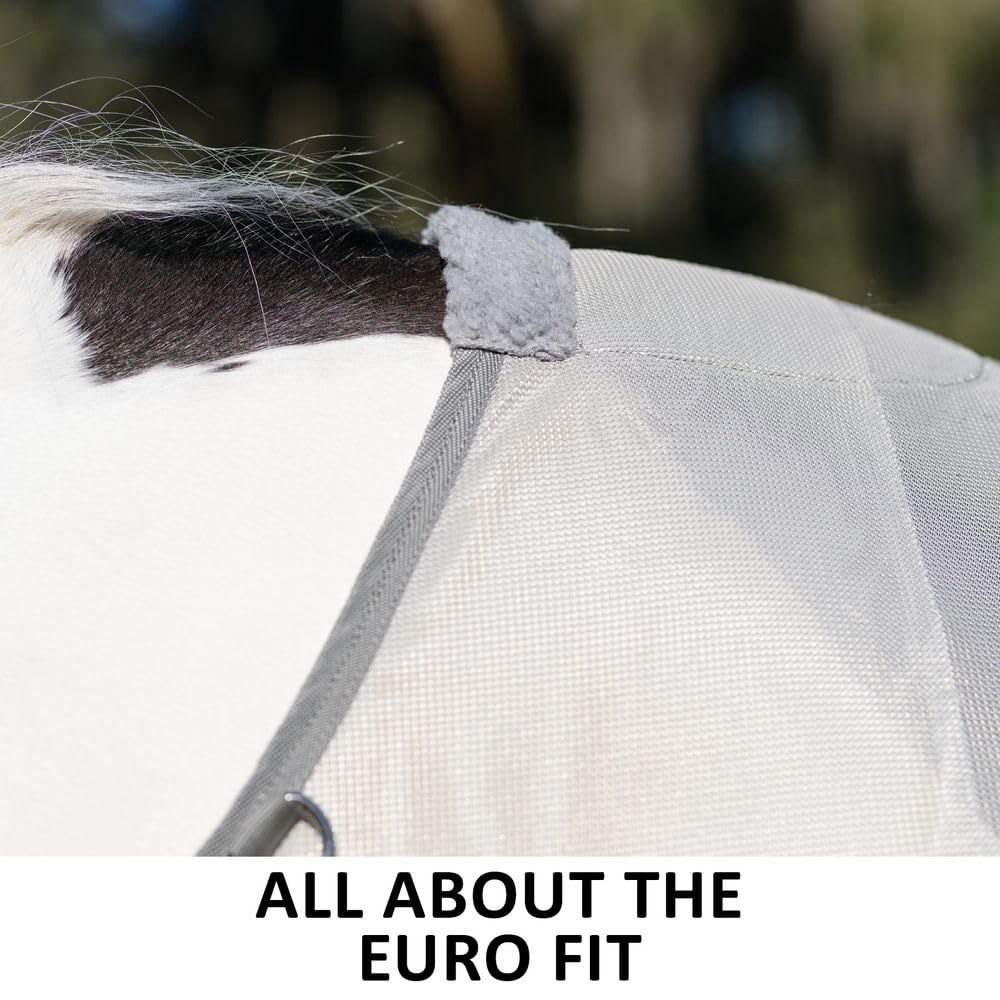 Schneiders Soft Interlock Mesh Ii Horse Fly Sheets | Superior Uv & Insect Protection | Versatile Euro Fit Option | Reflective Sa