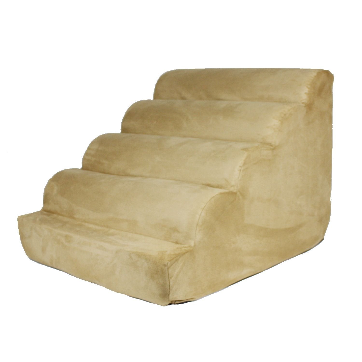 Snoozer Scalloped Pet Ramp, Large, Camel
