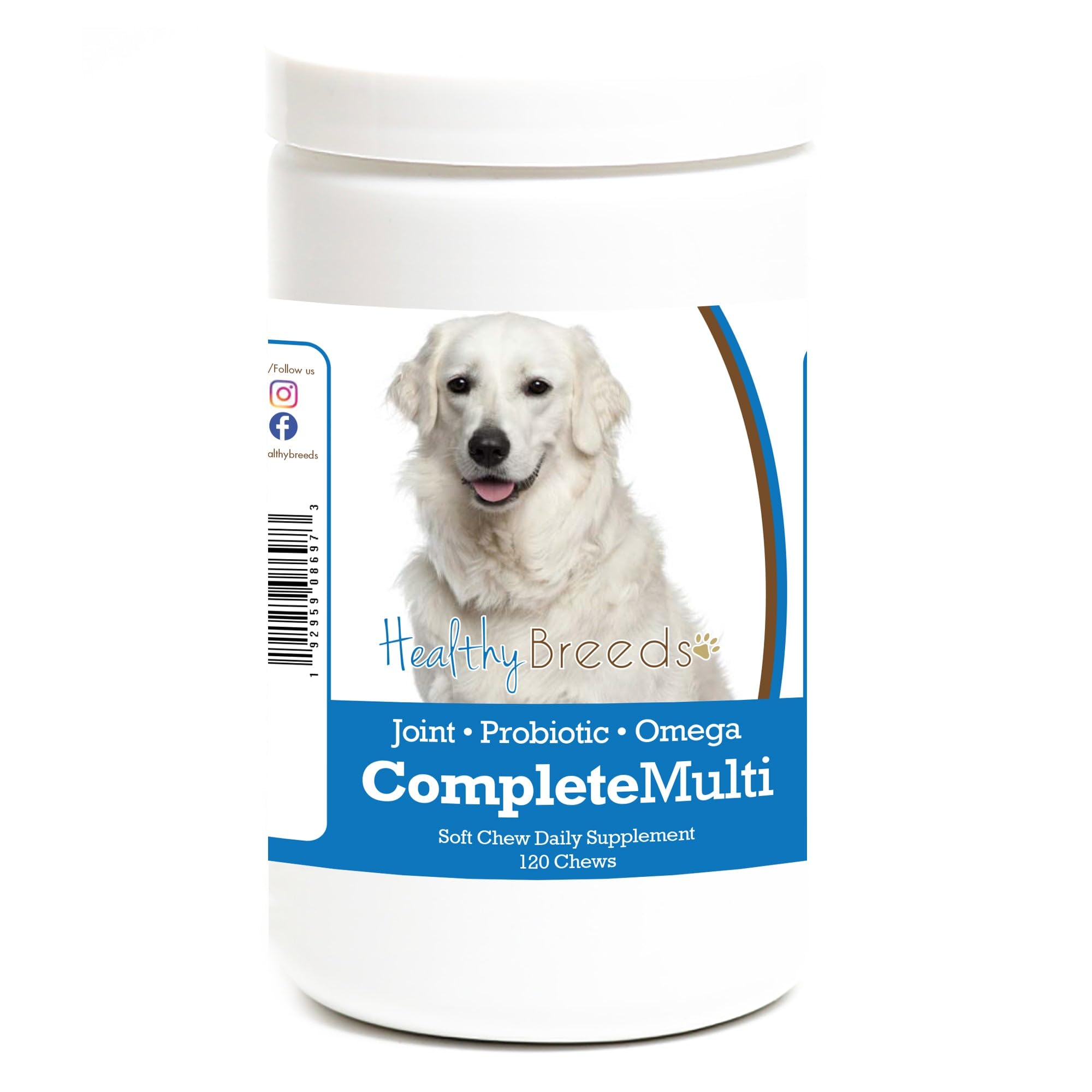 Healthy Breeds Kuvasz All in One Multivitamin Soft Chew 120 Count