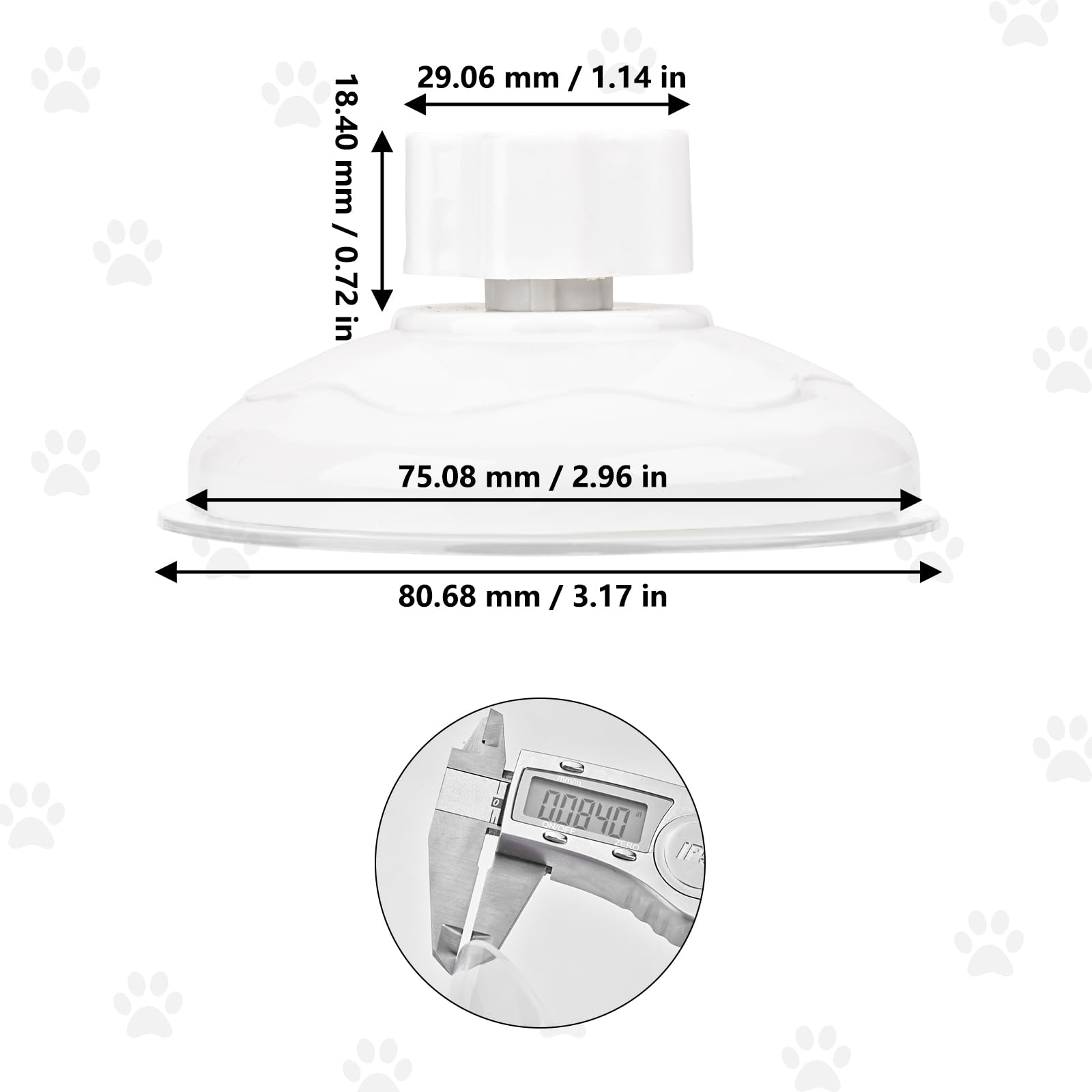 Accencyc Thick Suction Cup Cat Perches 4Pcs Cat Hammock Replacement Screw Suction Cups For Window Seat