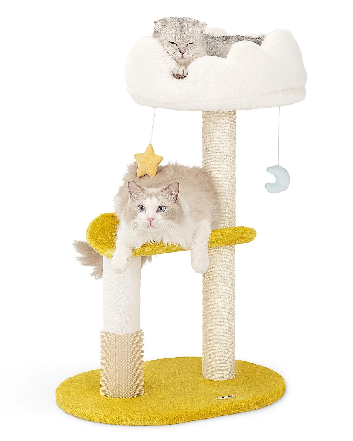 Happi N Pets Cloud Cat Tree, 31.5In Cat Tower For Indoor Cats, Multi-Level Cat Tree Tower With Scratching Posts & Viewing Perch,