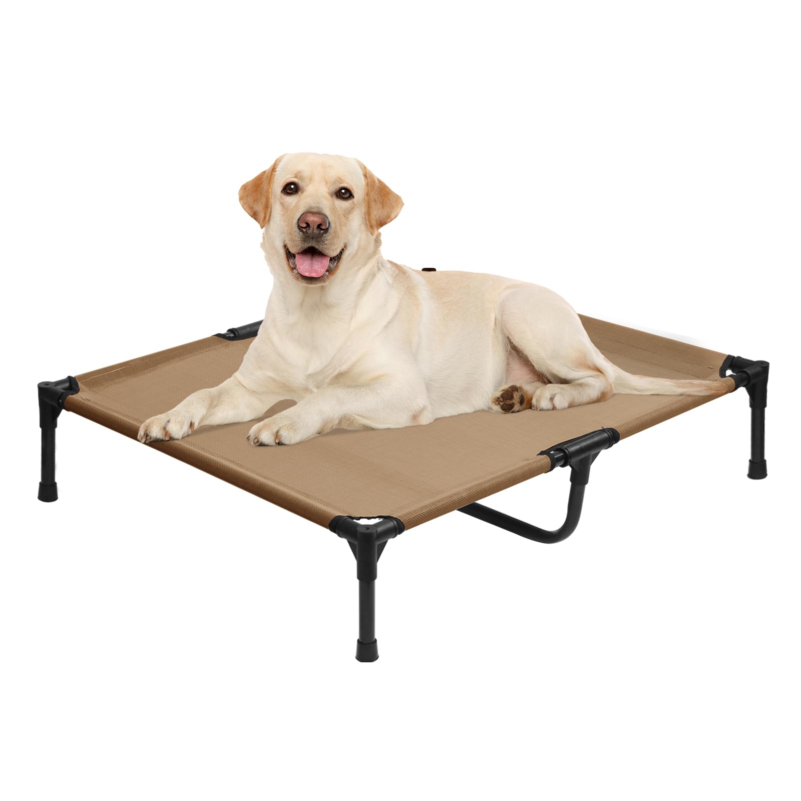 Cooling Elevated Dog Cots Beds For Large Dogs, Outdoor Raised Pet Hammock Beds With Breathale Mesh, Stable Pets Place Bed With N