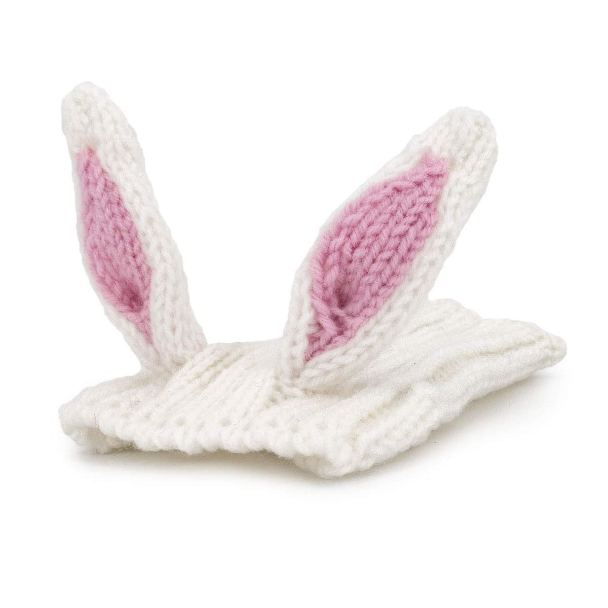 Zoo Snoods Bunny Costume for Dogs & Cats - Warm No Flap Ear Wrap Hood for Pets, Dog Bunny Ears for Winters, Easter, Halloween, C