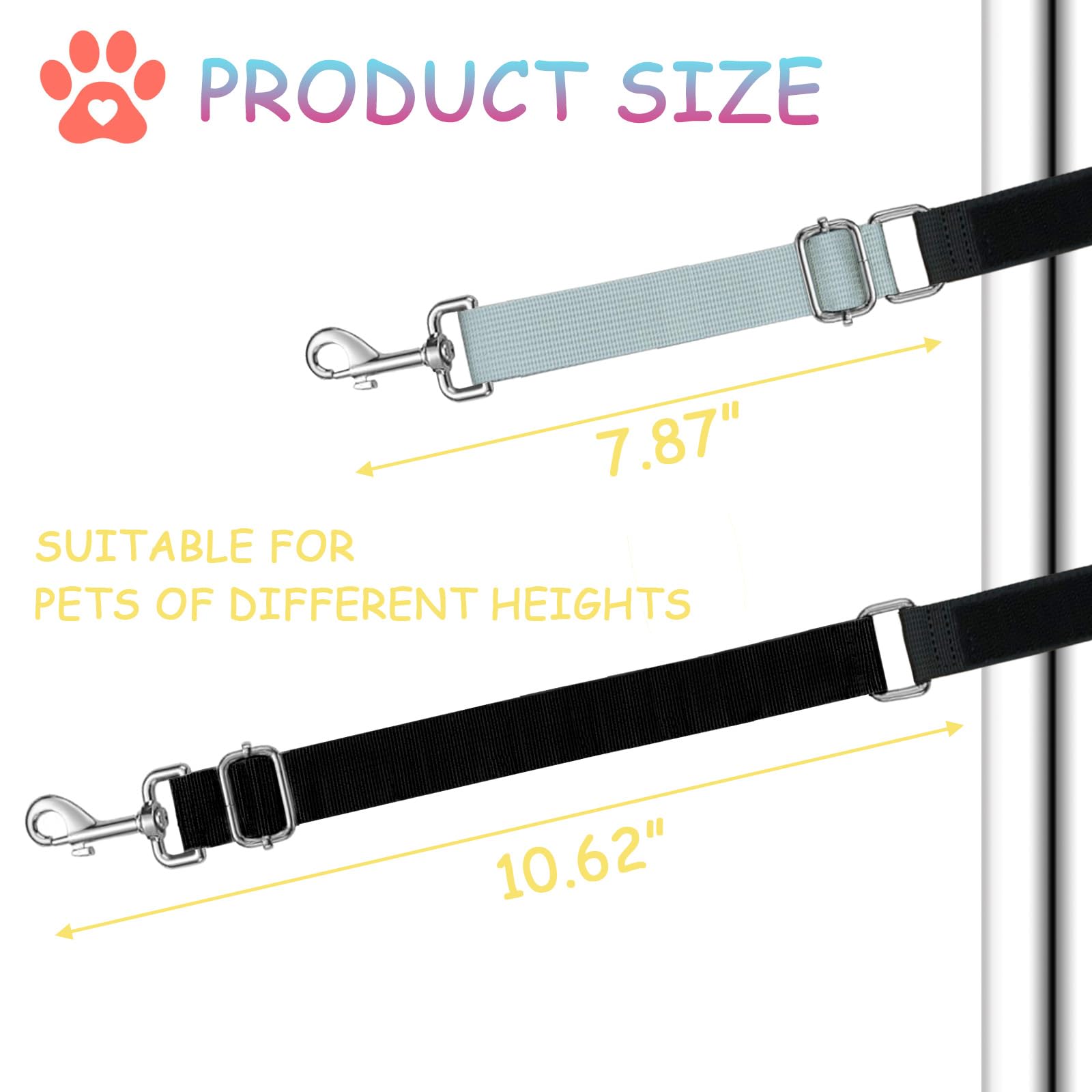 Cuteabc Pet Dog Grooming Arm Extender, 2 Pcs Stable Grooming Arm Accessories,Extension Strap Groomers Helper Grooming Loop,Water