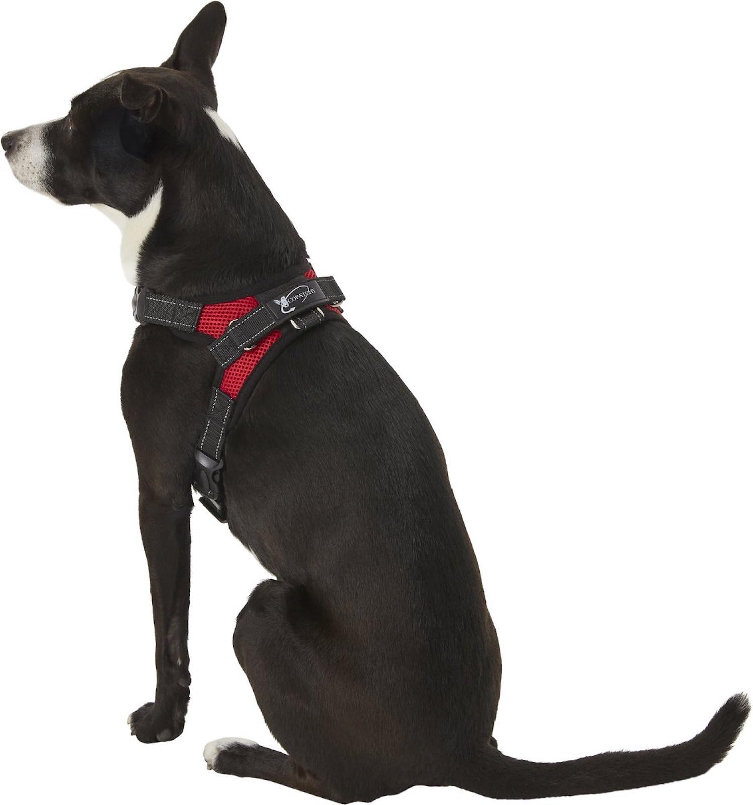 Copatchy Dog Harness Small Sized Dog - All Weather Mesh Overhead Adjustable No Pull Vest Puppy Reflective Harness With Handle For Small And Medium Dogs By Copatchy - Harness (Red) Small