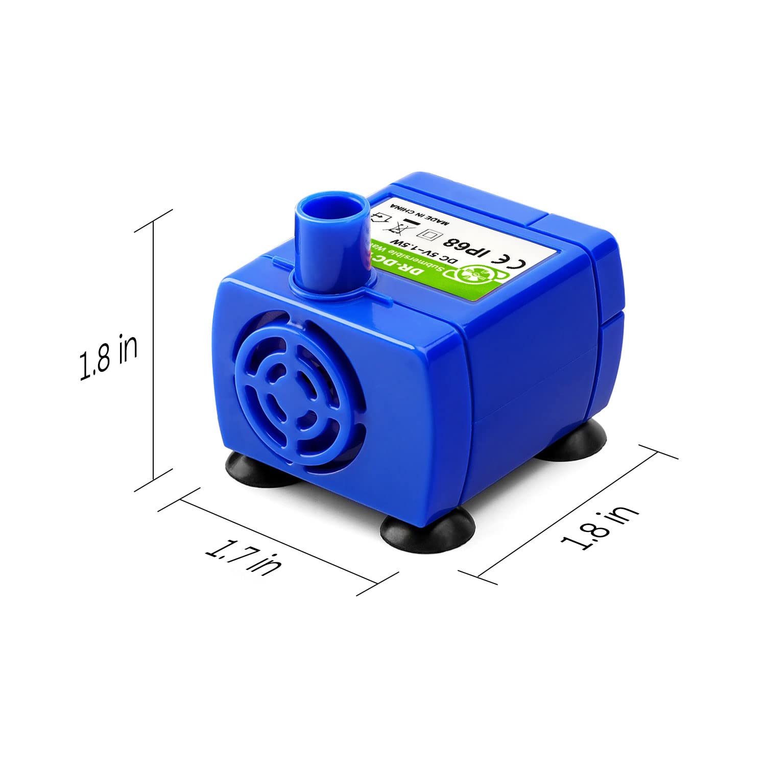 Veken Replacement Pump For Cat Water Fountain Pet Fountain Ultra Quiet Long Lifespan Water Pump With Adaptor And 6 Ft Power Cable