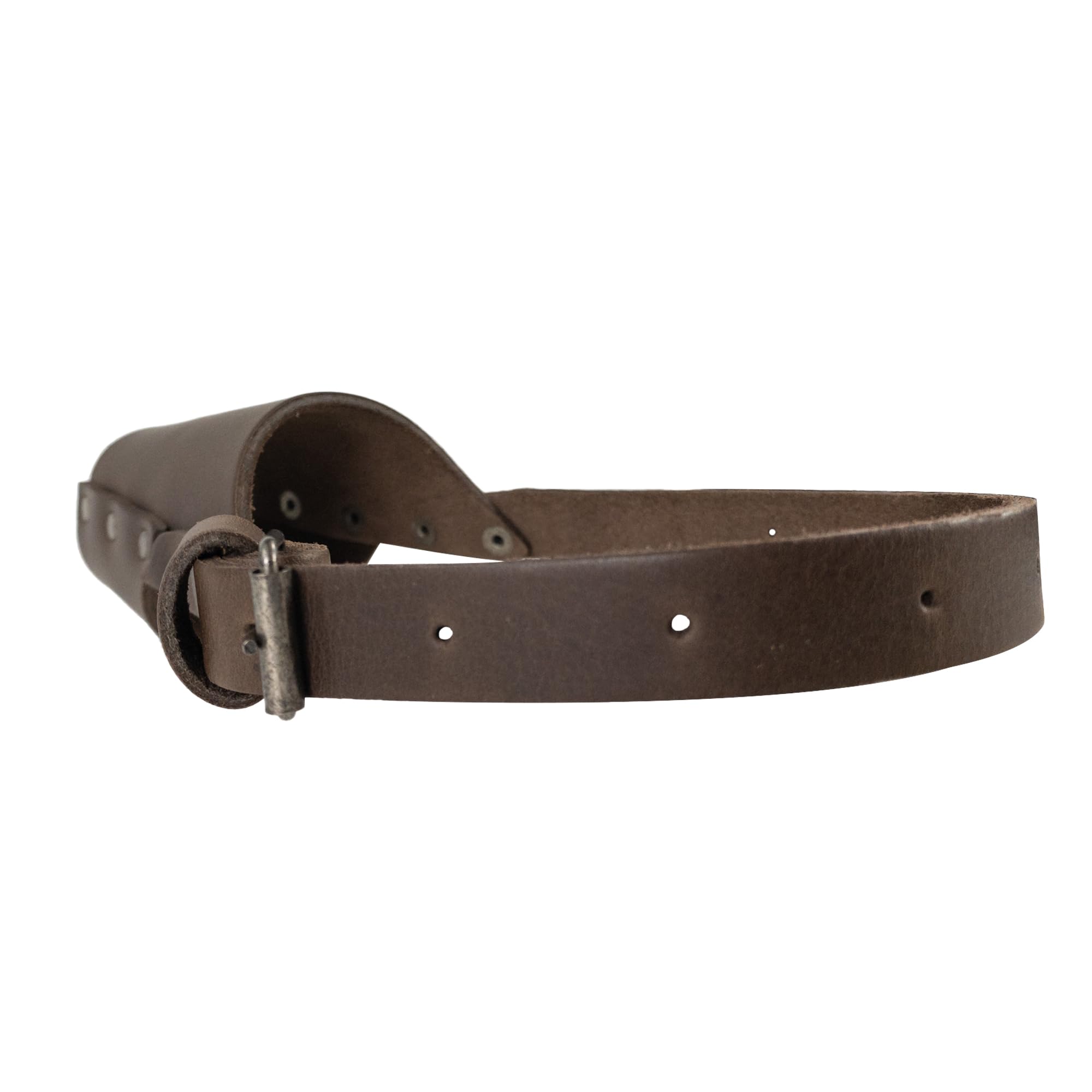 Hide & Drink, Leather Dog Muzzle Guard, Secure, Prevents Biting Chewing, Pitbull German Shephard & Any Breeds, Small Medium Large, Handmade (Medium)