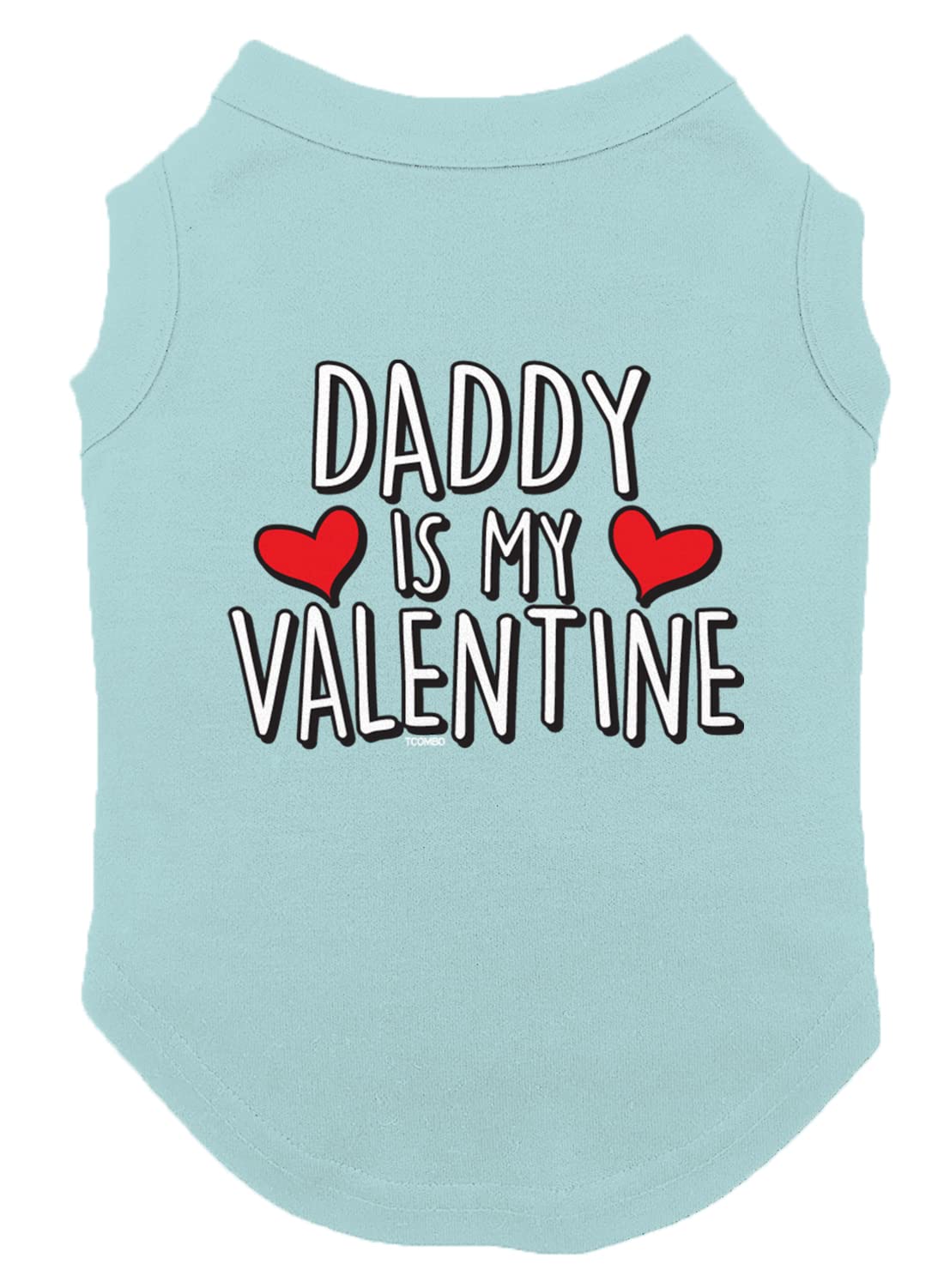 Daddy Is My Valentine Dog Shirt (Chill, Large)