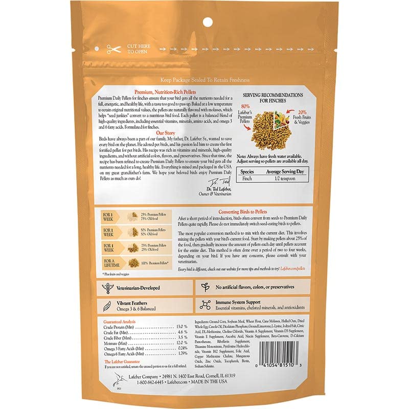 LAFEBERS Finch Premium Daily Diet (Classic, 1 lb)