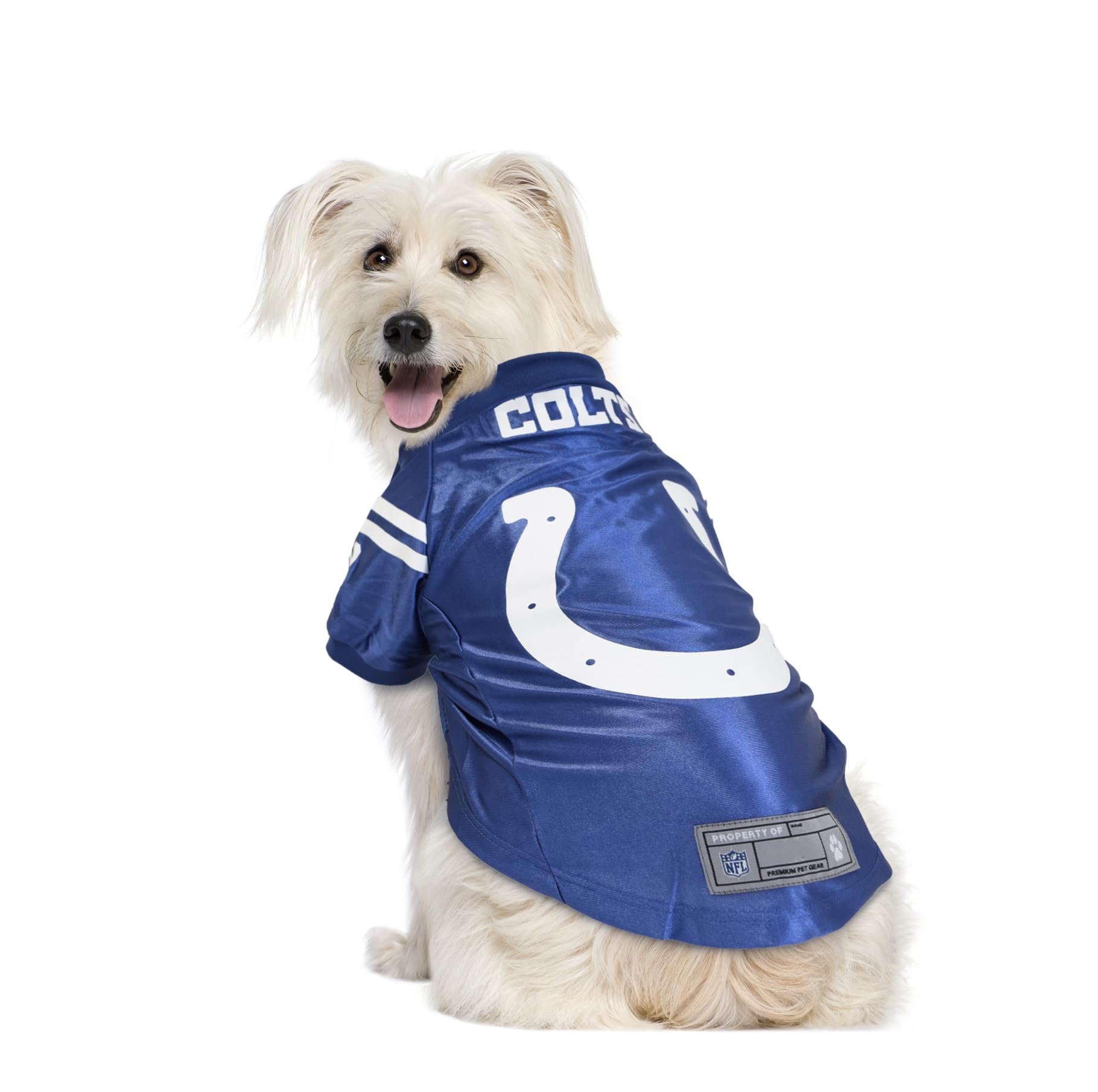 Littlearth Unisex-Adult Nfl Indianapolis Colts Premium Pet Jersey, Team Color, X-Small