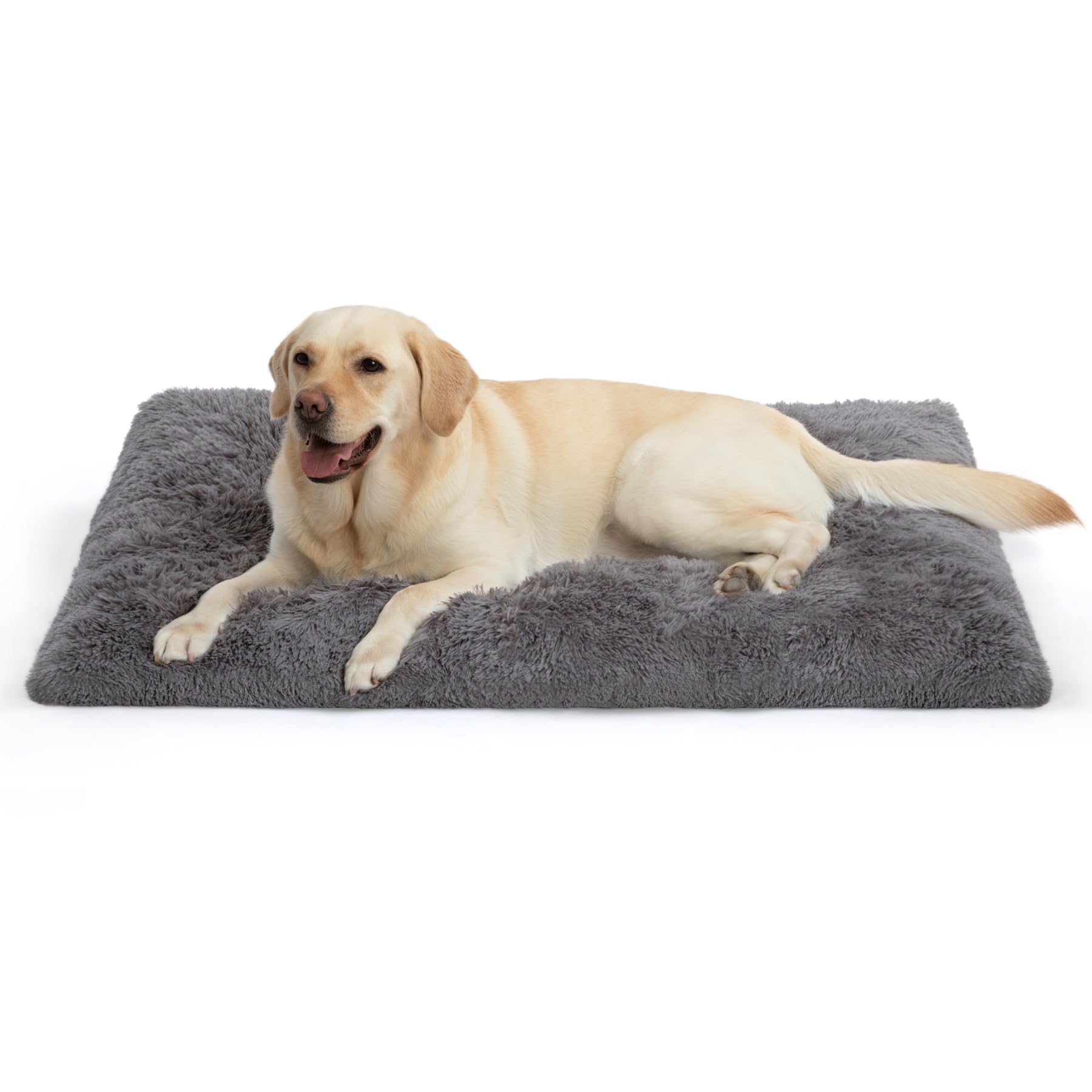 Wayimpress Xl Dog Bed Crate Pad Mat For Cages Washable Bed For Extra Large Size Dog Soft Kennel Pad Anti-Slip Pet Bed,42'' X 27'