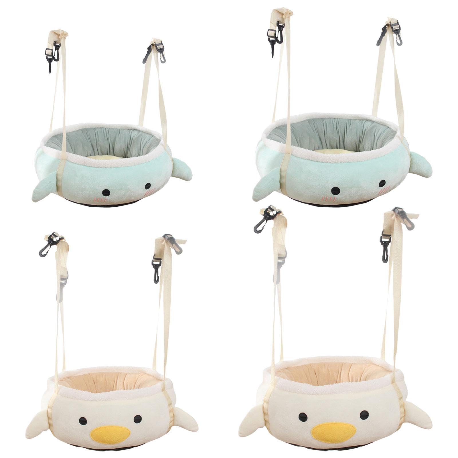 APIRILY Cat Hanging Hammock Soft Plush Kitty Bed for Indoor Outdoor Playing Climbing Dinosaur Small | Pet Supplies | Cat Supplie