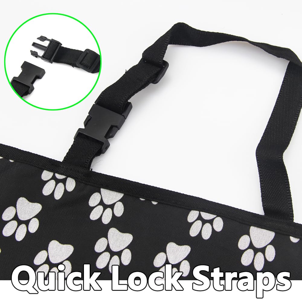 Sovelor Waterproof Suv Cargo Liner For Dogs - Universal Fit Trunk & Seat Cover, Washable Protector