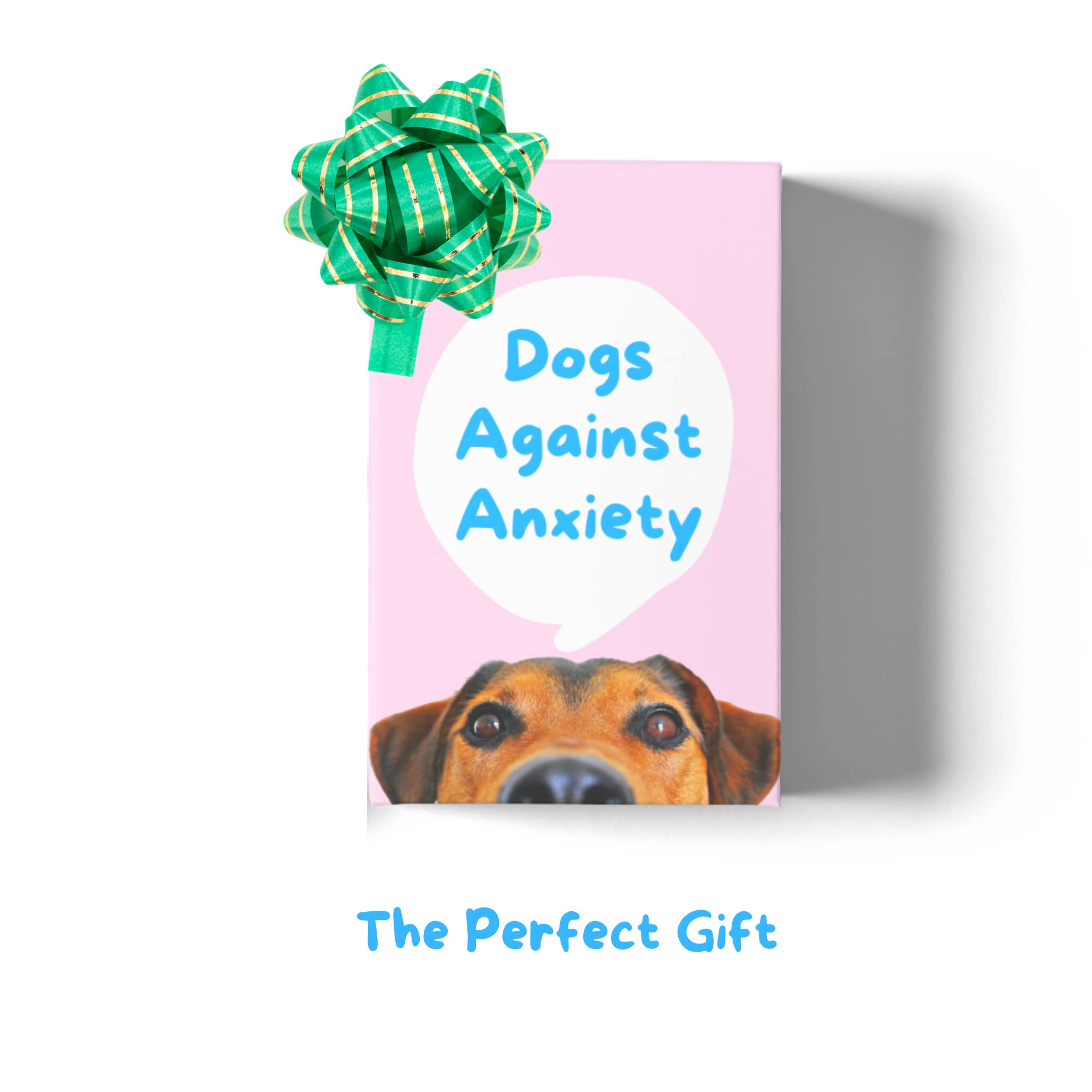 Catchyourdreams Dogs Against Anxiety Cards - 50 Cards for Self Esteem and Stress, Affirmations for Anxiety Emotions Oracle Tarot