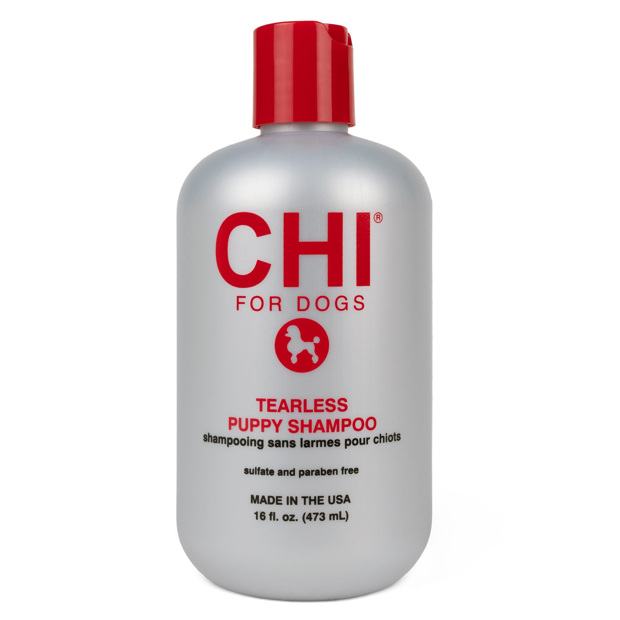 Chi Tearless Puppy Shampoo For Dogs, 16 Oz | Best Gentle Tearless Puppy Shampoo | Sulfate & Paraben Free, Ph Balanced For Dogs, Made In The Usa