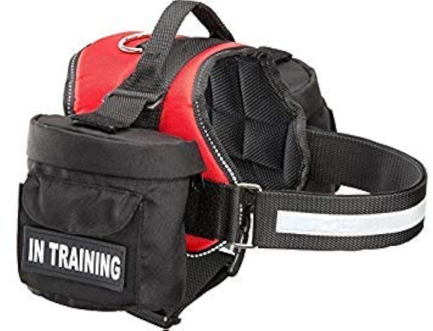 Doggie Stylz In Training Service Dog Harness With Removable Saddle Bag Backpack Pack Carrier Traveling Carrying Bag. 2 Removable In Training Patches. Please Measure Dog Before Ordering. Made