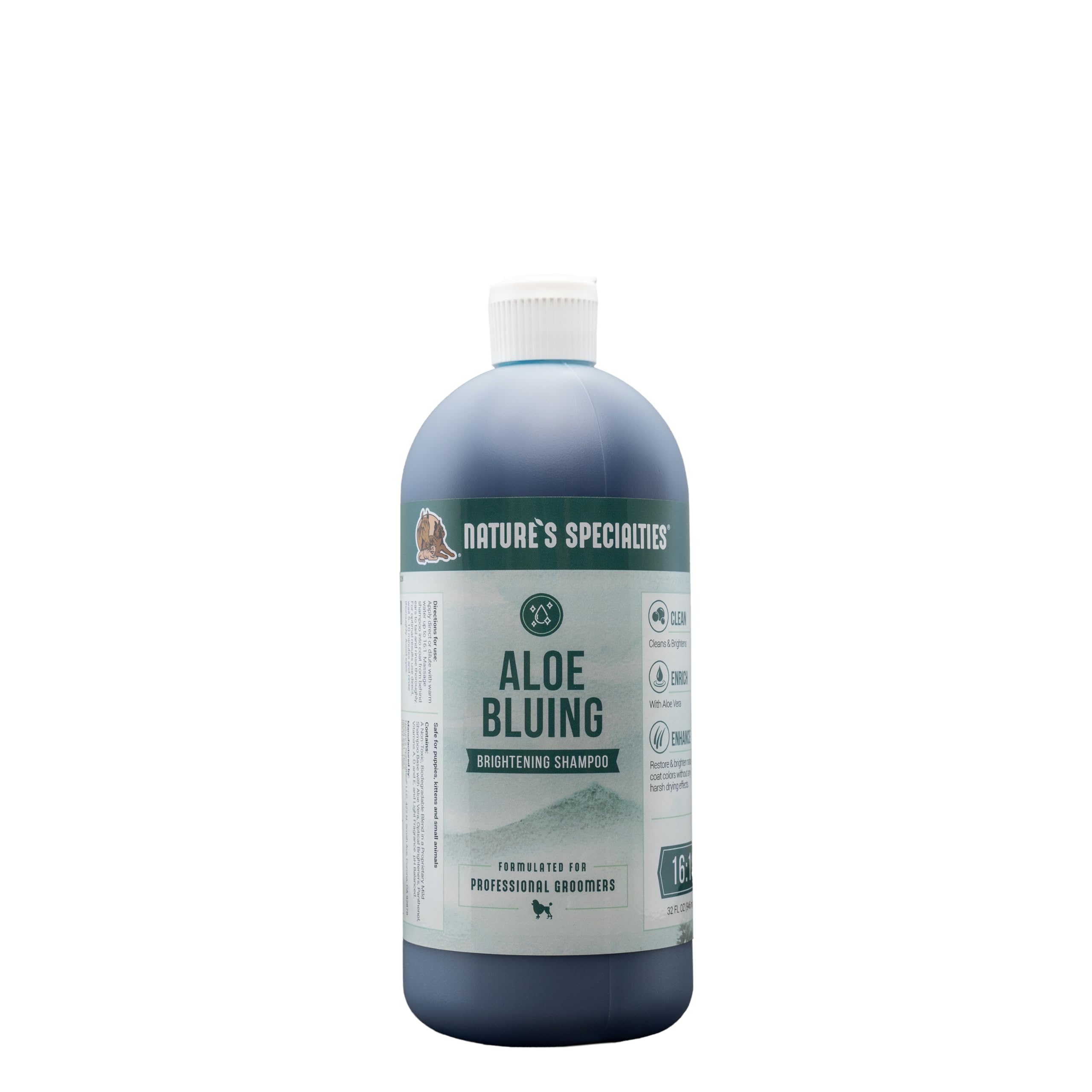 Natures Specialties Bluing Ultra Concentrated Dog Shampoo for Pets, Makes up to 4 Gallons, Natural Choice for Professional Groo